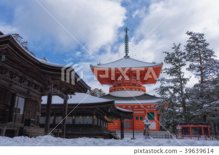 高野山在冬天 高野山在冬天 39639614