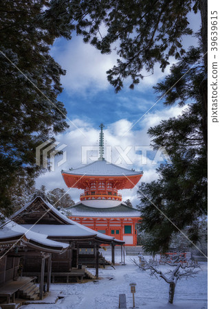 高野山在冬天 高野山在冬天 39639615