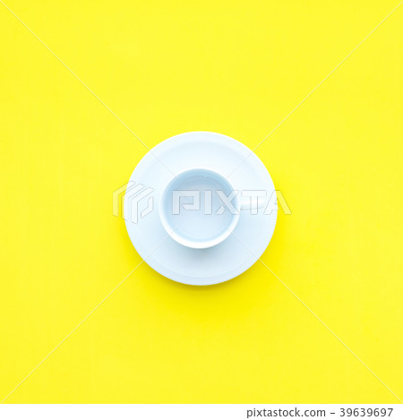White Coffee Cup Kitchen Dish Top View White Coffee Cup Kitchen Dish Top View 39639697