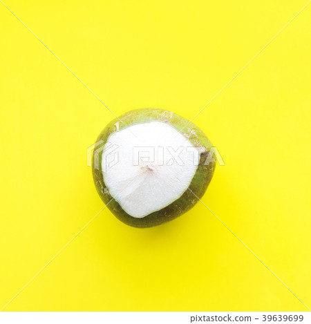 Coconut Tropical Fruit Yellow Natural Organic Food Coconut Tropical Fruit Yellow Natural Organic Food 39639699