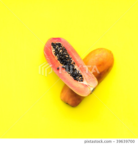 Papaya Tropical Fruit Yellow Natural Organic Food Papaya Tropical Fruit Yellow Natural Organic Food 39639700