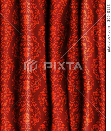 Realistic curtain 39640138