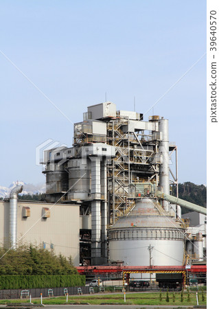 Landscape of a cement plant 39640570