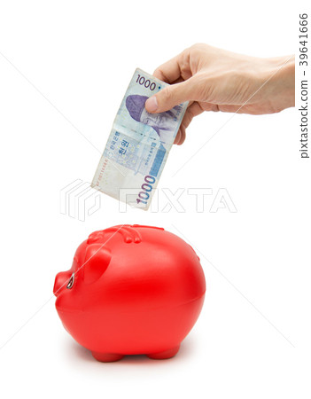 Savings, hands, money, piggy bank Savings, hands, money, piggy bank 39641666