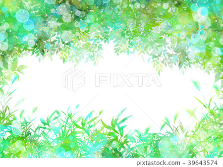 In the woods / summer / frame - Stock Illustration [39643574] - PIXTA