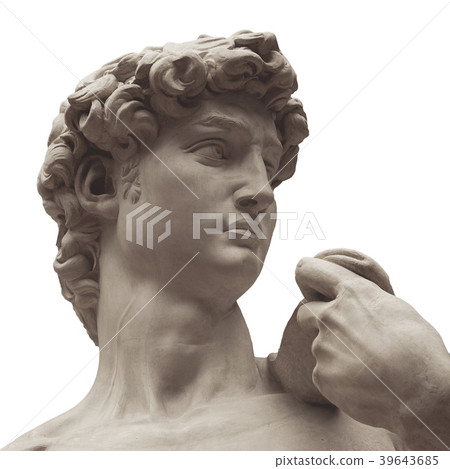 The detail of statue - David by Michelangelo 39643685
