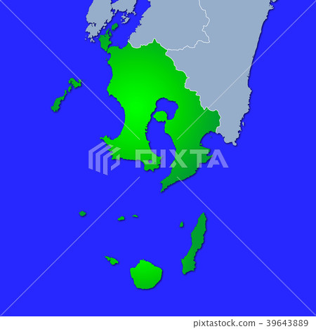 Kagoshima prefecture map Kagoshima prefecture map 39643889