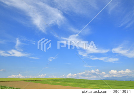 複製空間藍天和地球北海道美瑛 複製空間藍天和地球北海道美瑛 39643954
