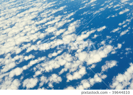Clouds and sky view from airplane window. Abstract Clouds and sky view from airplane window. Abstract 39644810
