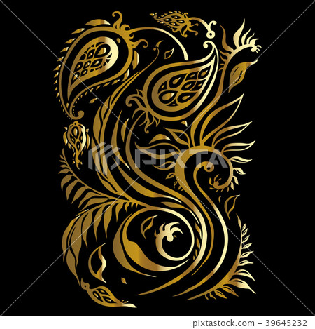 Paisley. Ethnic ornament. Vector illustration Paisley. Ethnic ornament. Vector illustration 39645232