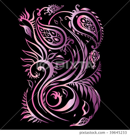 Paisley background. Hand Drawn ornament. Paisley background. Hand Drawn ornament. 39645233