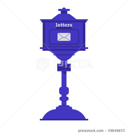 Vintage Postbox or Mail Post Icon 39648655