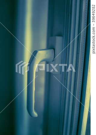 Window handle architectural feature closeup 39649282