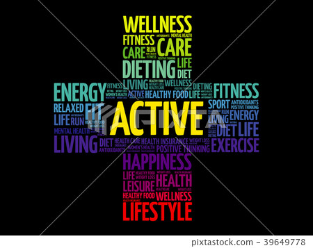 ACTIVE word cloud collage ACTIVE word cloud collage 39649778