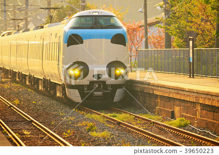 Panda Kuroshio No. JR 287 Panda face Express Train Kuroshio 67 Panda Kuroshio No. JR 287 Panda face Express Train Kuroshio 67 39650223