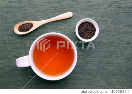 茶杯用茶，茶葉和木茶匙 39650264