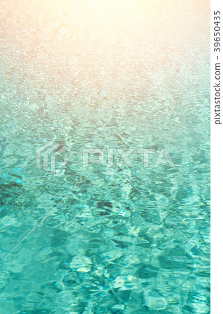Close up abstract water texture. Turquoise 39650435