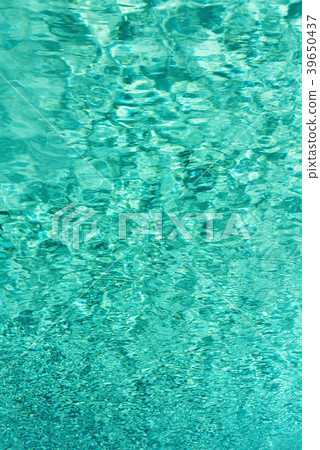 Close up abstract water texture. Turquoise 39650437