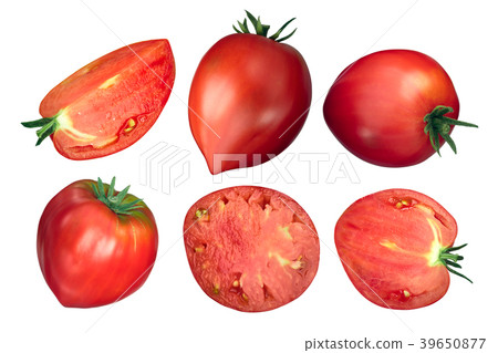 Oxheart ox heart tomatoes, top view Oxheart ox heart tomatoes, top view 39650877