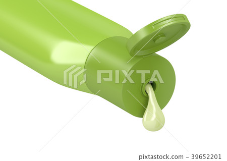 Pouring lotion from the bottle 39652201
