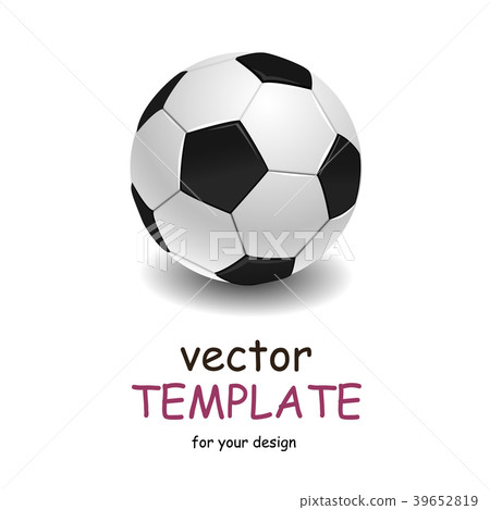 Soccer ball over white background 39652819