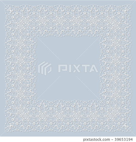 Ornamental frame. Vector illustration Ornamental frame. Vector illustration 39653194