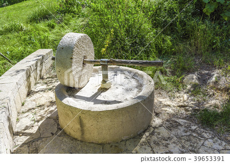 The millstone, olive oil press The millstone, olive oil press 39653391