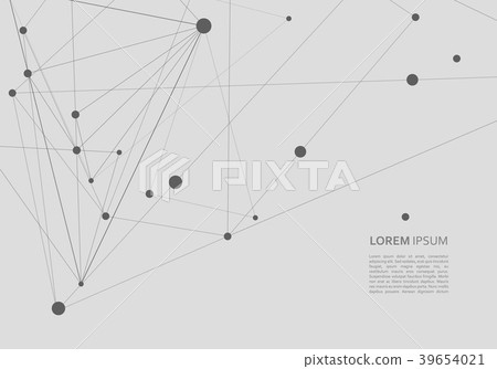 Science network pattern, connecting lines and dots Science network pattern, connecting lines and dots 39654021