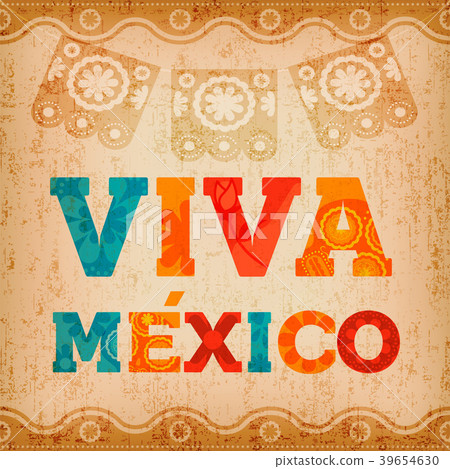Viva mexico quote greeting card for holiday event 39654630