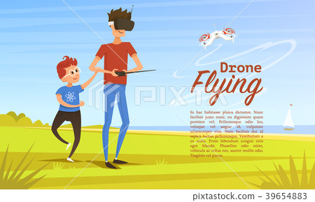 Remote control background. Modern drone concept 39654883