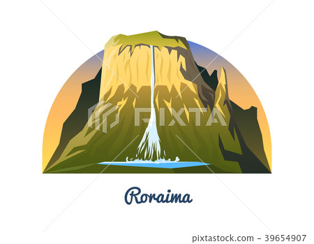 Mount Roraima. Peaks, landscape early in a 39654907