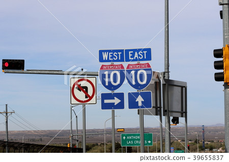 I-10美國路標州際公路10號 39655837