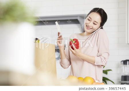 房子，生活，家庭主婦，女人，韓國人 39657445