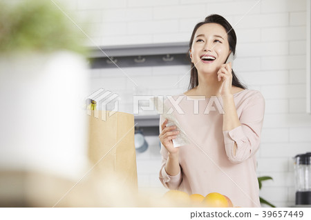 房子，生活，家庭主婦，女人，韓國人 39657449