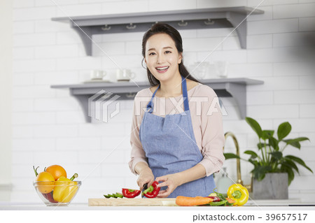 房子，生活，家庭主婦，女人，韓國人 39657517