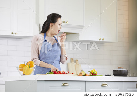 房子，生活，家庭主婦，女人，韓國人 39657529