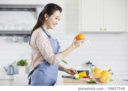 房子，生活，家庭主婦，女人，韓國人 39657548