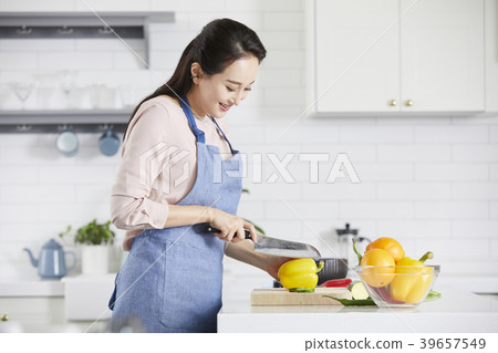 房子，生活，家庭主婦，女人，韓國人 39657549