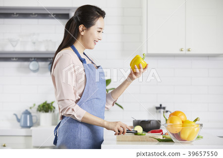 房子，生活，家庭主婦，女人，韓國人 39657550