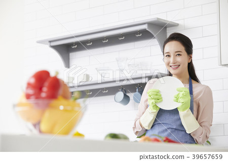 房子，生活，家庭主婦，女人，韓國人 39657659