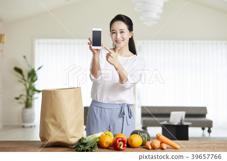 房子，生活，家庭主婦，女人，韓國人 39657766