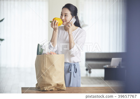 房子,生活,家庭主婦,女人,韓國人 房子,生活,家庭主婦,女人,韓國人 39657767