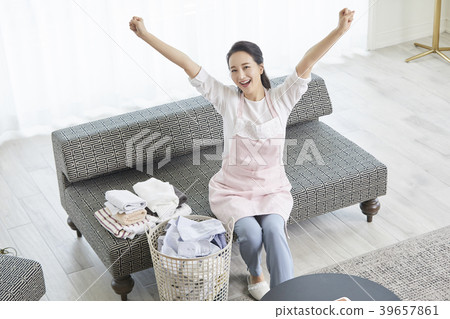 房子，生活，家庭主婦，女人，韓國人 39657861
