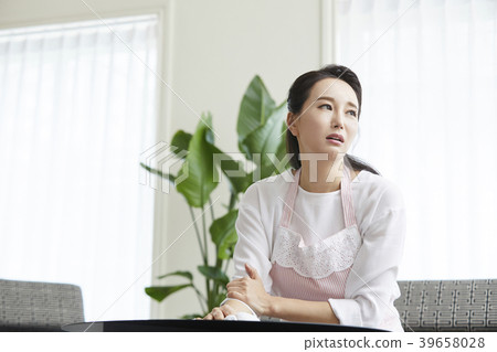 房子，生活，家庭主婦，女人，韓國人 39658028