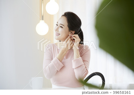 房子，生活，家庭主婦，女人，韓國人 39658161