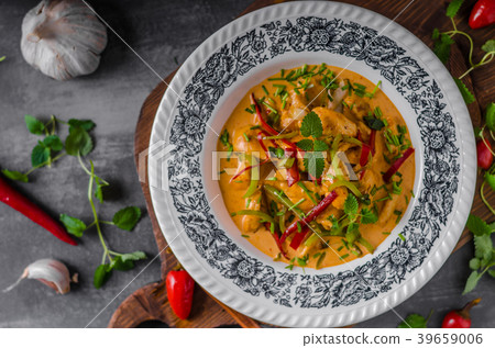 Chicken curry delish food 39659006