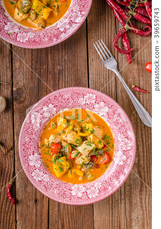 Chicken curry vegetable delish food Chicken curry vegetable delish food 39659743