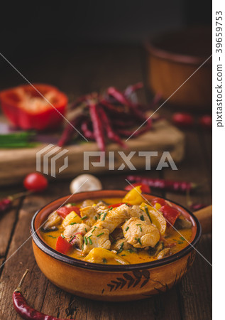 Chicken curry vegetable delish food Chicken curry vegetable delish food 39659753