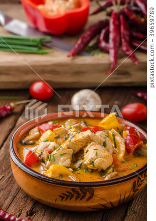 Chicken curry vegetable delish food Chicken curry vegetable delish food 39659789