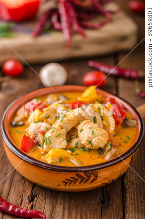 Chicken curry vegetable delish food Chicken curry vegetable delish food 39659801